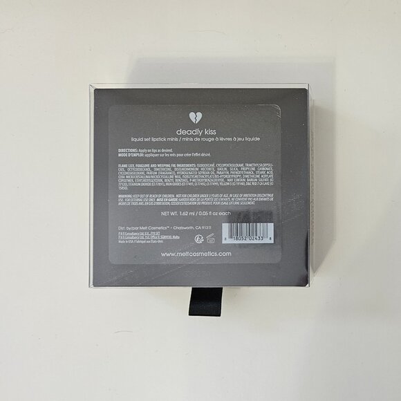Melt Cosmetics x Bailey Sarian Deadly Kiss Mini Liquid Lipstick Set NEW IN BOX - Picture 2 of 2
